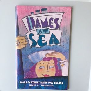 Playbill Dames at Sea BayStreet Theatre Sag Harbor Joyce Chittick Patrick Wetzel